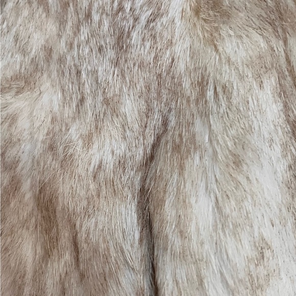 SIZE 4 TODDLER GIRLS REAL VINTAGE RABBIT FUR JORDACHE COAT - Picture 5 of 5